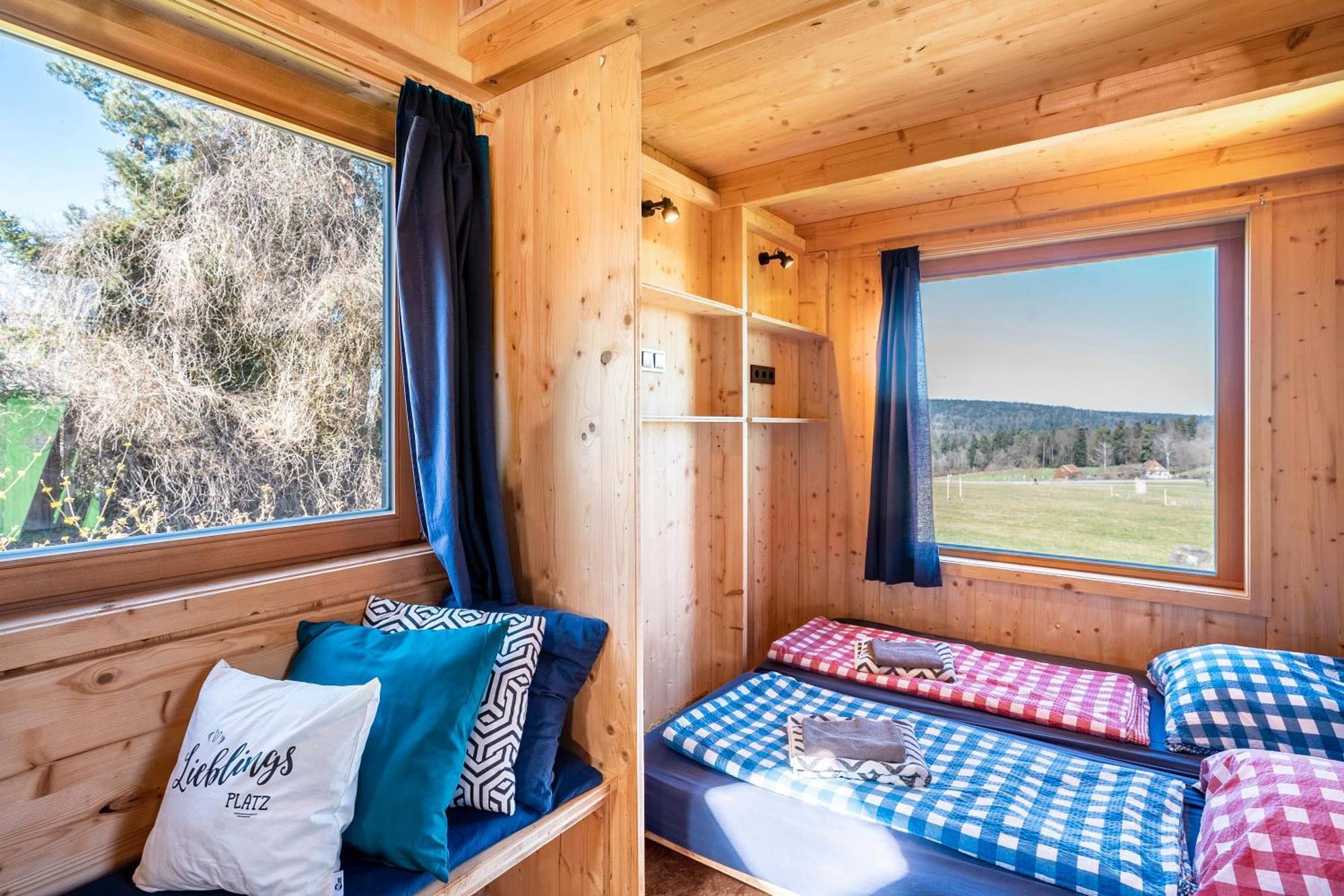 Tiny Houses Der Dorfscheune Bieselsberg Exteriör bild