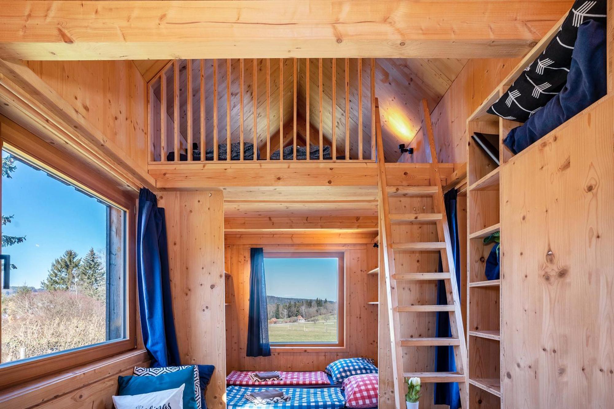 Tiny Houses Der Dorfscheune Bieselsberg Exteriör bild