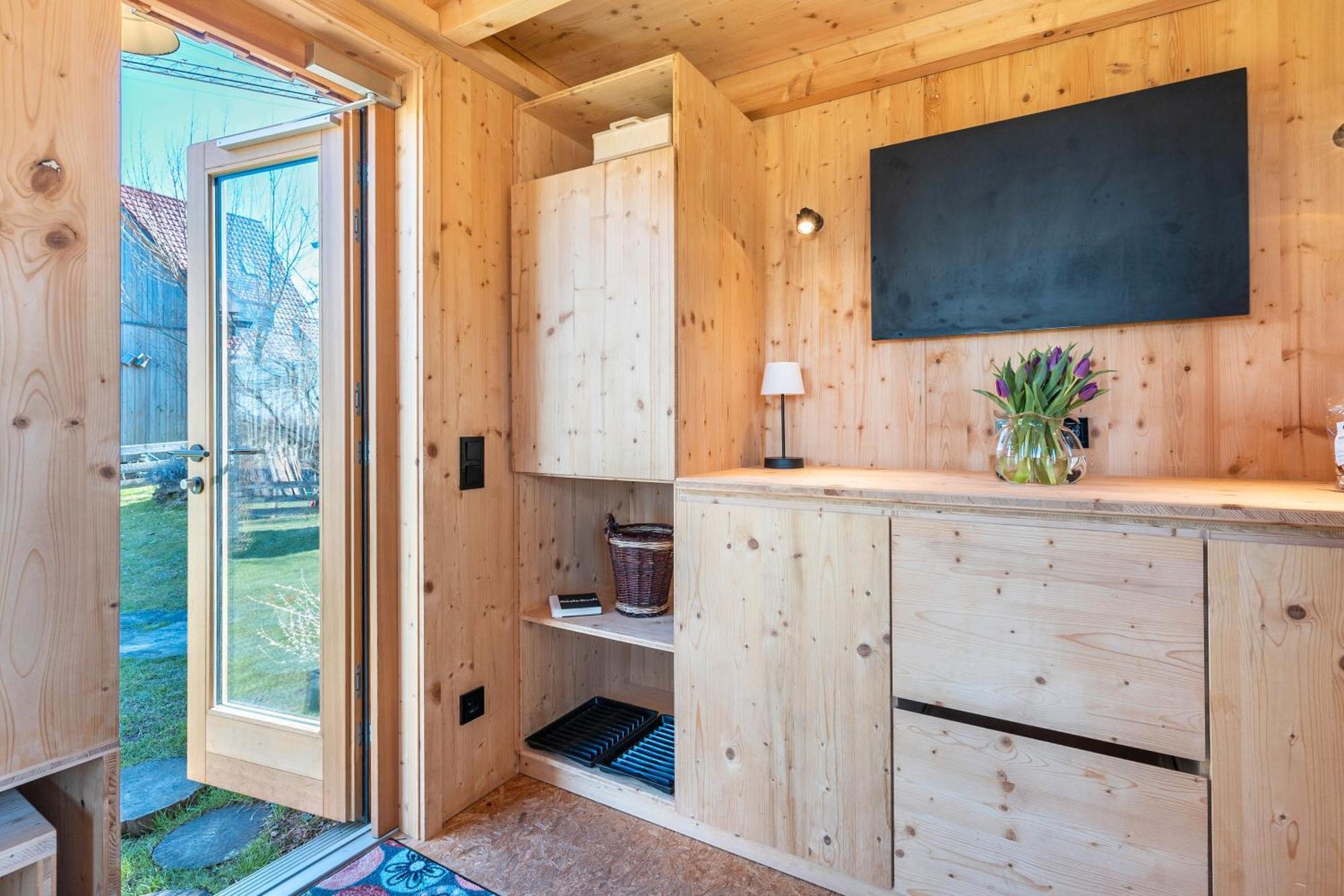 Tiny Houses Der Dorfscheune Bieselsberg Exteriör bild
